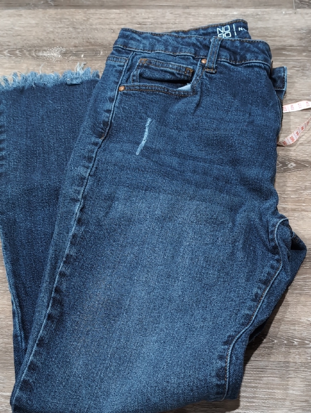 No Boundaries Dark Blue Wide Leg Women's Jeans
